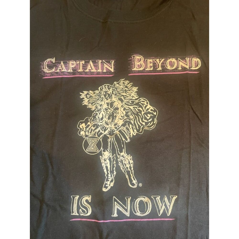 Captain Beyond Vintage Style Band T Shirt Mens 2XL Black Progressive Rock Metal